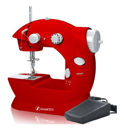 Máquina De Coser Mini Smartek Red