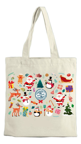 Tote Bag Shopping Bag Navidad Pequeña