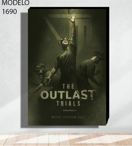 Cuadro The Outlast Trials Decorativo Videojuego Textura