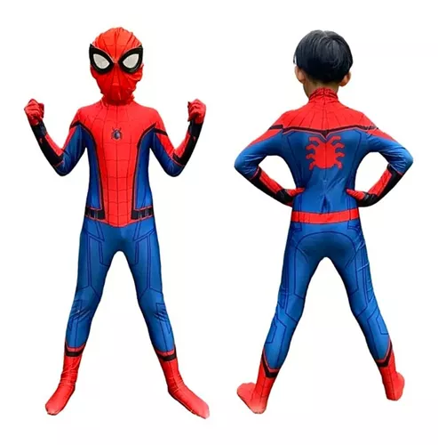 Fantasia Roupa Homem Aranha Infantil Marvel Completa Luxo