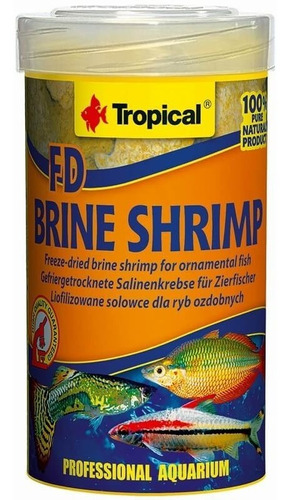 Tropical Fd Brine Shrimp 8gr Artemia Liofilizada Peces