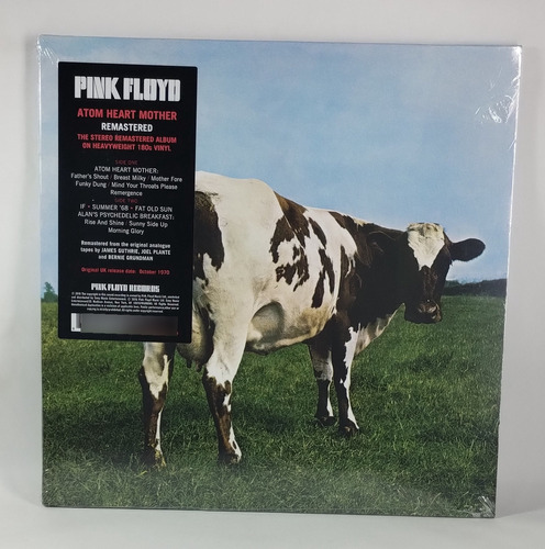 Lp Pink Floyd Atom Heart Mother Remasterizado Estereo 180 Gr