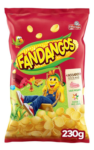 Fandangos Presunto Elma Chips Grande Kit Atacado 4 Und