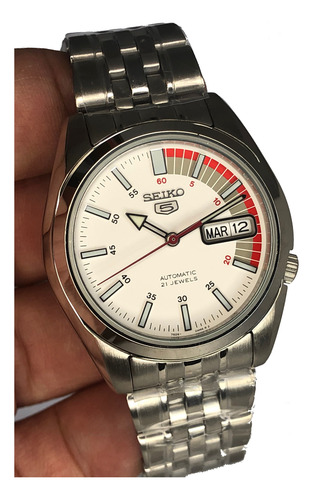 Relógio Masculino Seiko 5 Automatic Steel Snk369k1 21 Rubis