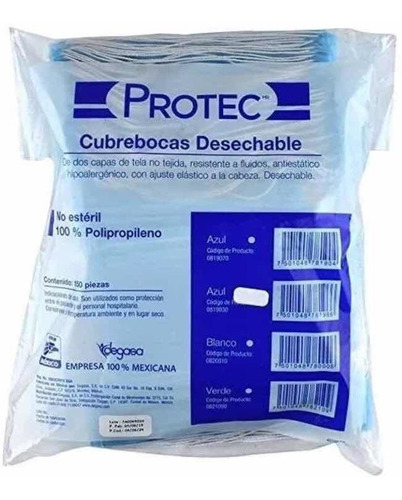 Cubrebocas Protec / Desechable