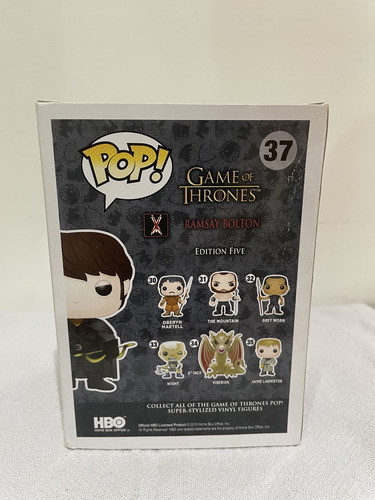Funko Pop! - #37 Ramsay Bolton - Game Of Thrones Exclusivo (Usado)