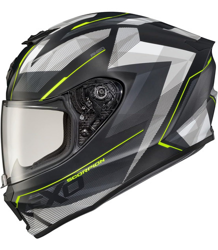 Casco Para Moto Scorpixo R420 Full F Talla M Color Negro 965