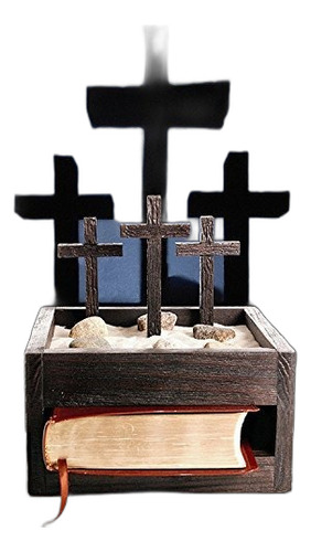 Caja De Madera Con Luz Led. Regalo Religioso Único. Brillant