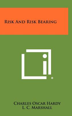 Libro Risk And Risk Bearing - Hardy, Charles Oscar