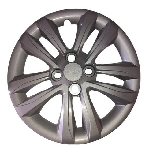 Imagem 2 de 3 de 4 Calota Centro Roda Hyundai Hb20 Hatch Sedan Aro 14 2016/18
