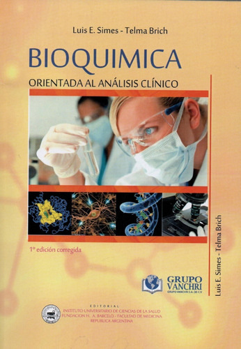 Libro Bioquimica Orientada Al Analisis Clinico De Luis Simes