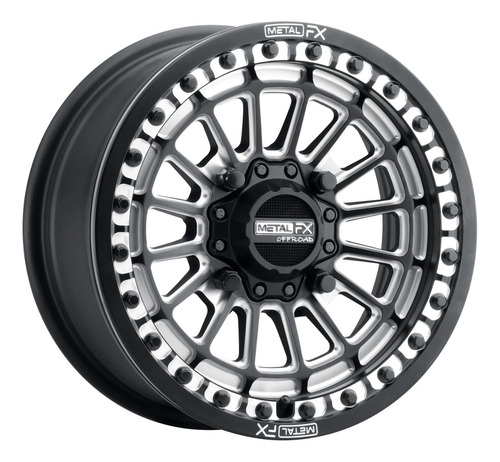 Rin Delta Beadlock Satinado Contrast Cut 15x7-4x156 Metal Fx
