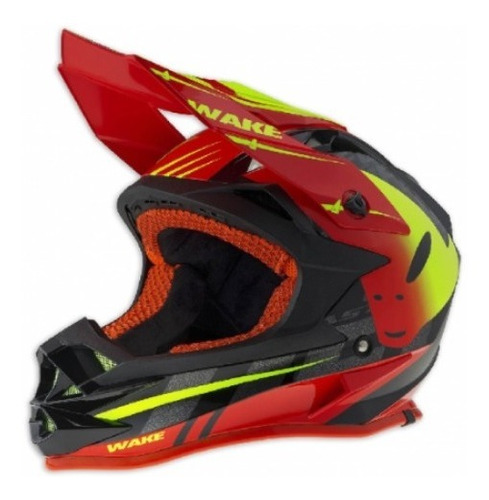 Casco Adulto Motocross Enduro Ufo Onyx Wake Winnersport