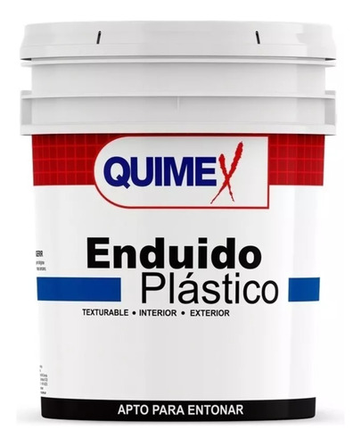 Enduido Plástico Quimex De  4 Litros