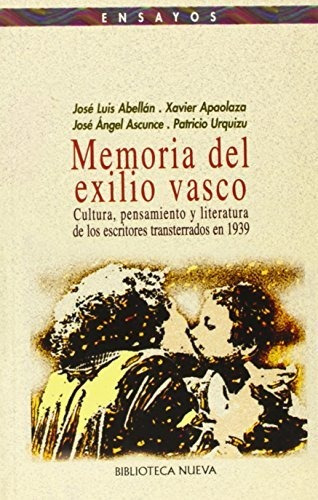 Libro Memoria Del Exilio Vasco  De Aa Vv