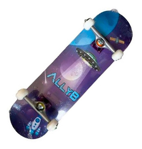 Imagem 3 de 4 de Skate Montado Iniciante Allyb - Disco Voador