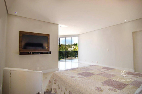 Imagem 15 de 30 de Casa Com 4 Dormitórios À Venda, 507 M² Por R$ 1.700.000,00 - Condomínio Quintas De São Fernando - Cotia/sp - Ca2243