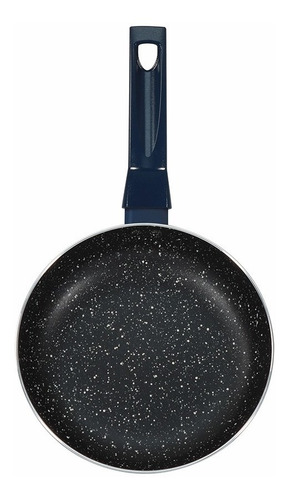 Imagen 1 de 10 de Sartén 24 Cm. Antiadherente Granito Navy Ilko
