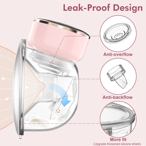 Extractor De Leche Eléctrico Portátil, 3 Modos Y Pantalla Le