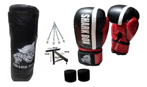 Kit Boxeo,kick Boxing,bolsa 90cm S/ Relleno+cadenas+soporte!