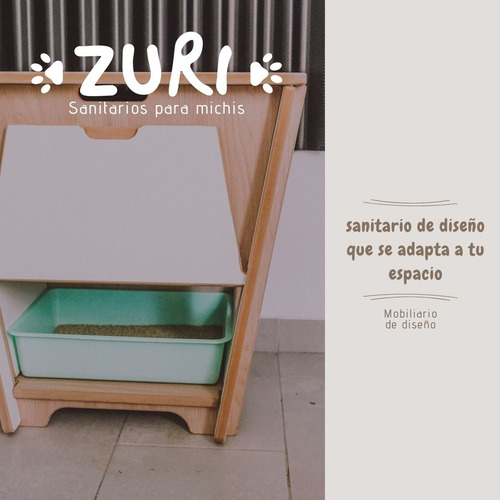 Imagen 2 de 10 de Bandeja Sanitaria Para Gatos Zuri - Diseñamos Y Fabricamos!