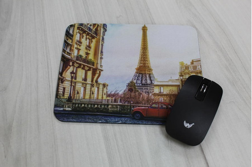 Mouse Pad , Paris Desenho impresso Torre Eiffel Paris