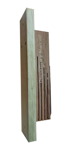Imagen 2 de 7 de Makiwara De Pared Endurecer Fortalecer Manos Pies Madera Cap