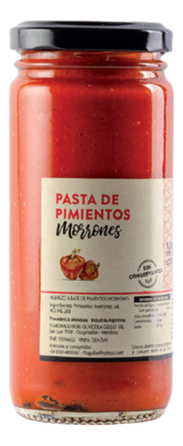 Pasta De Pimientos Morrones Famiglia Gullo 180 Gr.