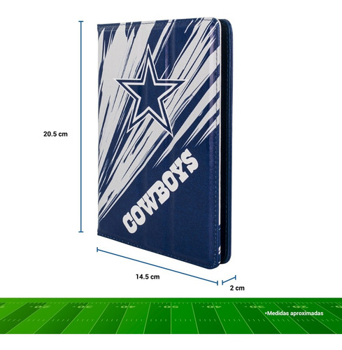 Funda Porta Tablet 7 Pulgadas Nfl Vaqueros Dallas Cowboys
