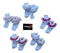 Comprar Pack De Medias De Encaje Para Vestido Bebe  