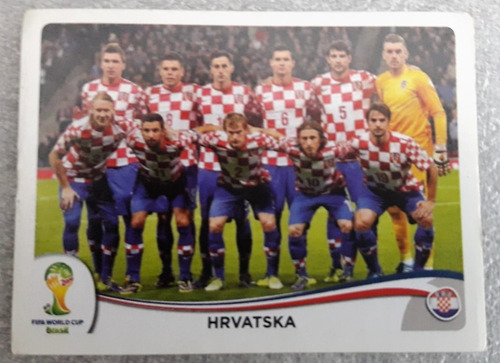 Croacia Selección Mundial Brasil 2014 Figurita Original