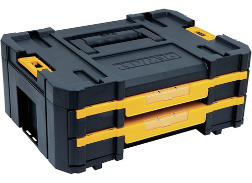 Caja Organizadora De Herramientas 2 Cajones Dewalt Tstak 