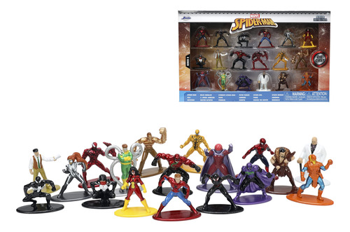 Jada Toys Marvel Spider-man - Paquete De 18 Figuras Fundidas