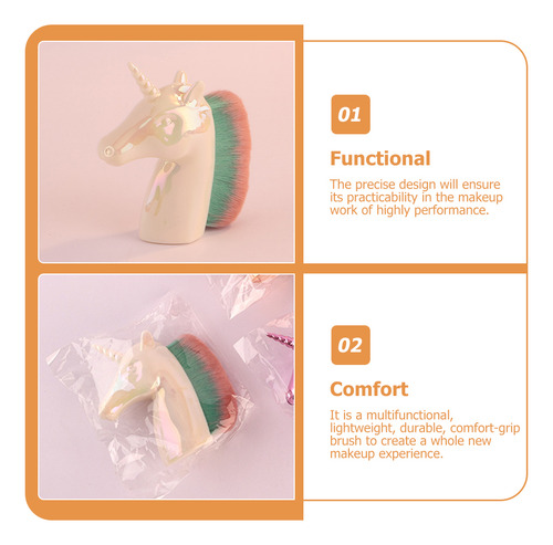 Pincel De Manicure Com Design De Unicórnio Escova De Cosméti
