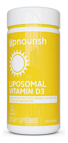 Vitamina D3 5000 Ui Vit D3 Colecalciferol Liposomal 365caps