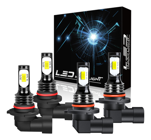 Para Luces Altas Y Bajas Led Honda Accord 1993