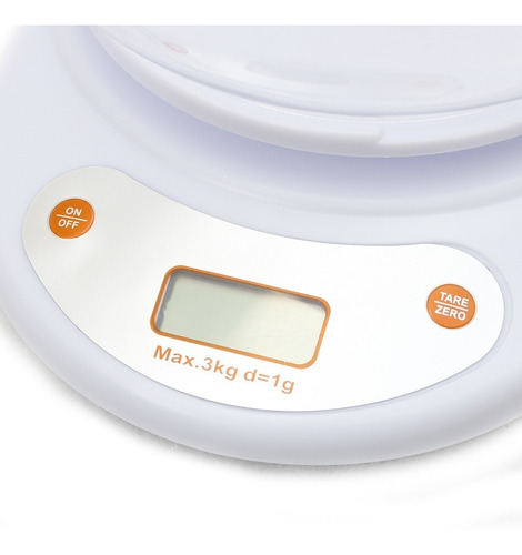 Balanza Digital De Cocina Con Bowl 3 Kilos Premium