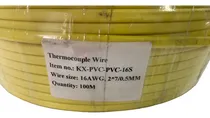 Comprar 100 Mts Cable Señal Termopar Tipo K Forro Pvc Pvc Cal 16 Awg