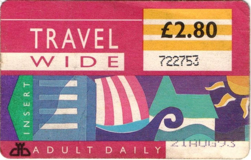 Boleto Transporte Irlandés £ 2,80 Adult Daily Adrián Otero