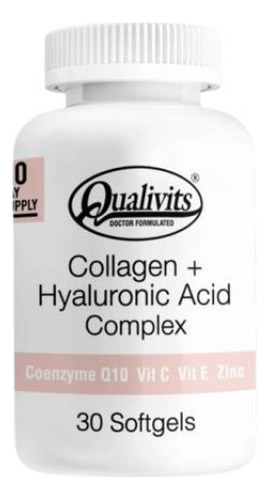 Colageno + Acido Hialuronico. X 30 Caps- Qualivits