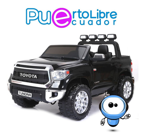Liquidacion Carro Grande Bateria 2 Niños Toyota + Luces