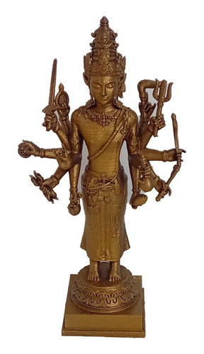 Figura De Shiva Estilo Balines Dios Hindú 20cm 