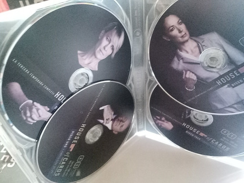 Imagen 2 de 6 de House Of Cards Primera Segunda Y Tercera Temporada Dvd