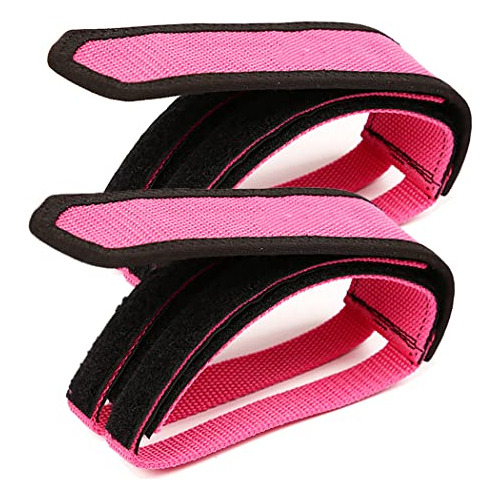 Straps Estribos Para Pedal Bicicleta - Rosado