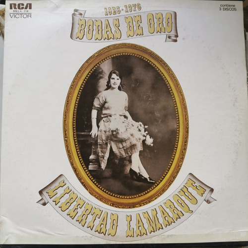 Disco Lp:libertad Lamarque- Bodas De Oro./ 3lps