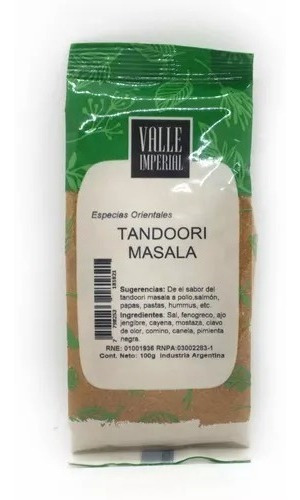 Tandori Masala 100gr Valle Imperial