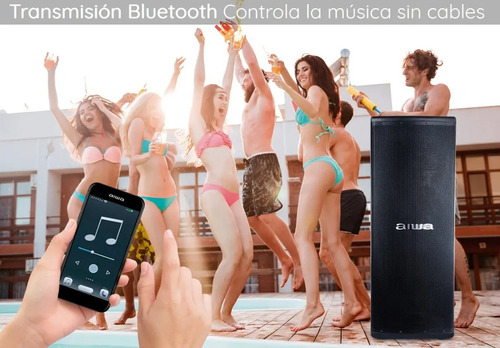Bafle Amplificado Bocinas 2x15 Bluetooth Fm Usb Aiwa Aw930 | Envío gratis