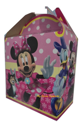 Mimi Rosa Minnie Daisy Pack 70 Dulceros Cajitas Bolo Feliz