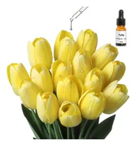 Comprar Edimens 16 Tulipanes Amarillos 17,72 Tulipanes Artificiales 