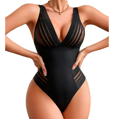 Body Moldeador Sexy Sin Costuras Mujer Colaless Shein Negro Xl